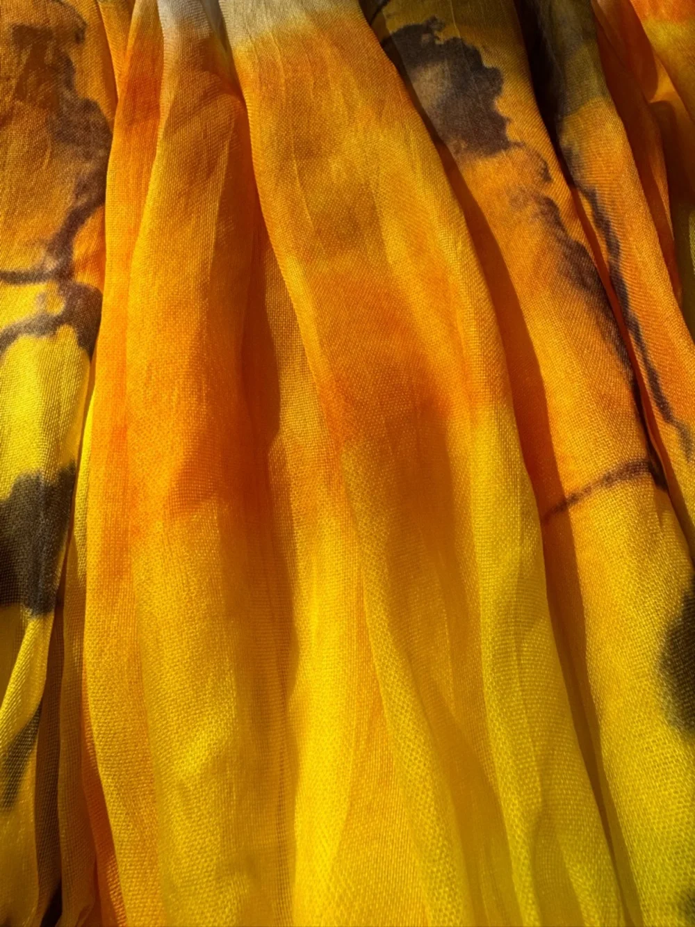 Angel Chen Tie Dye silk runway watercolor Midi Shanghai Spring 2022 collection - Picture 9 of 17